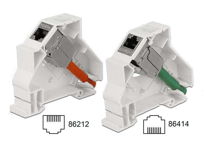 EAN 4043619864140 - DeLOCK 86414 kit de montaje Blanco imagen 3