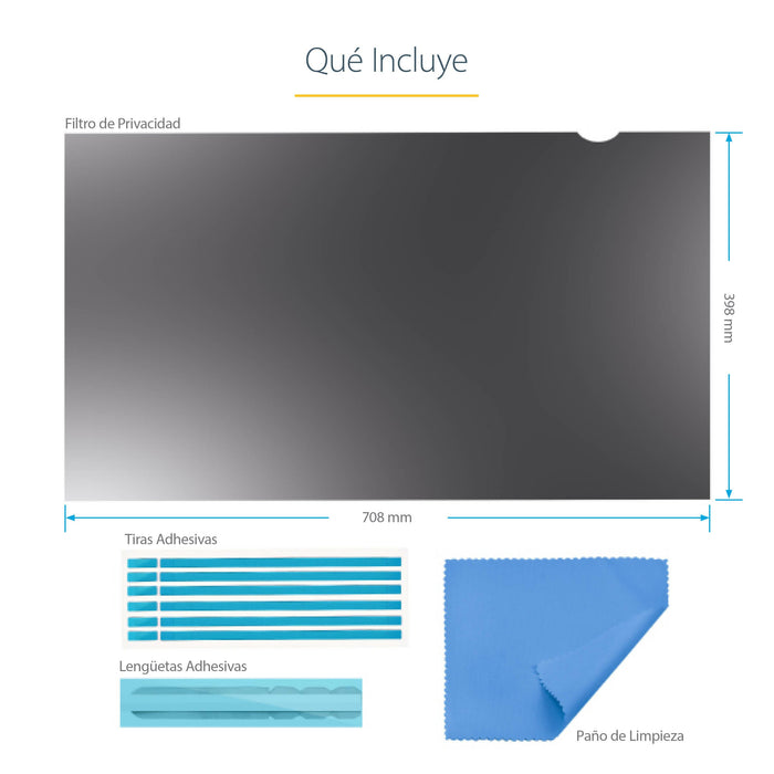 EAN 0065030892506 - StarTech.com PRIVSCNMON32 filtro para monitor 81,3 cm (32") Filtro de privacidad para pantallas sin marco imagen 15