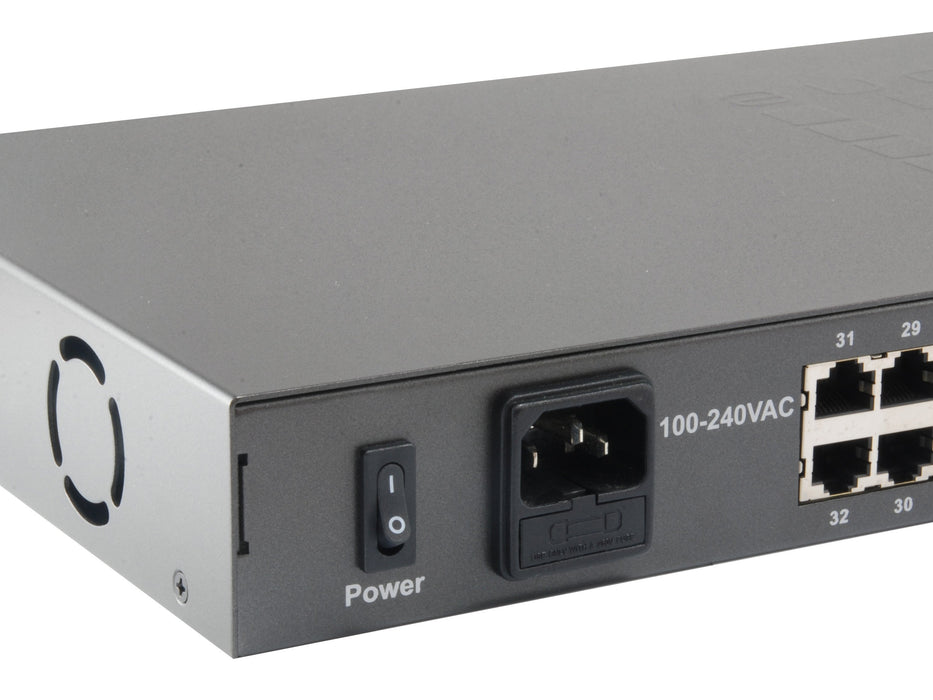EAN 4015867203255 - LevelOne FGP-3400W380 switch No administrado Fast Ethernet (10/100) Energía sobre Ethernet (PoE) Negro imagen 3