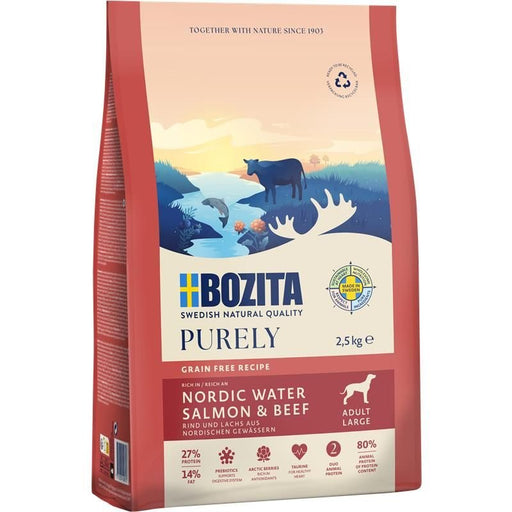 EAN 7311030450813 - Bozita 9117390 comida seca para perros 2,5 kg Adulto Ternera, Salmón imagen 1