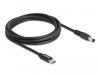 EAN 4043619879779 - DeLOCK 87977 cable de transmisión Negro 1,5 m USB C 5.5 x 2.1 mm imagen 2