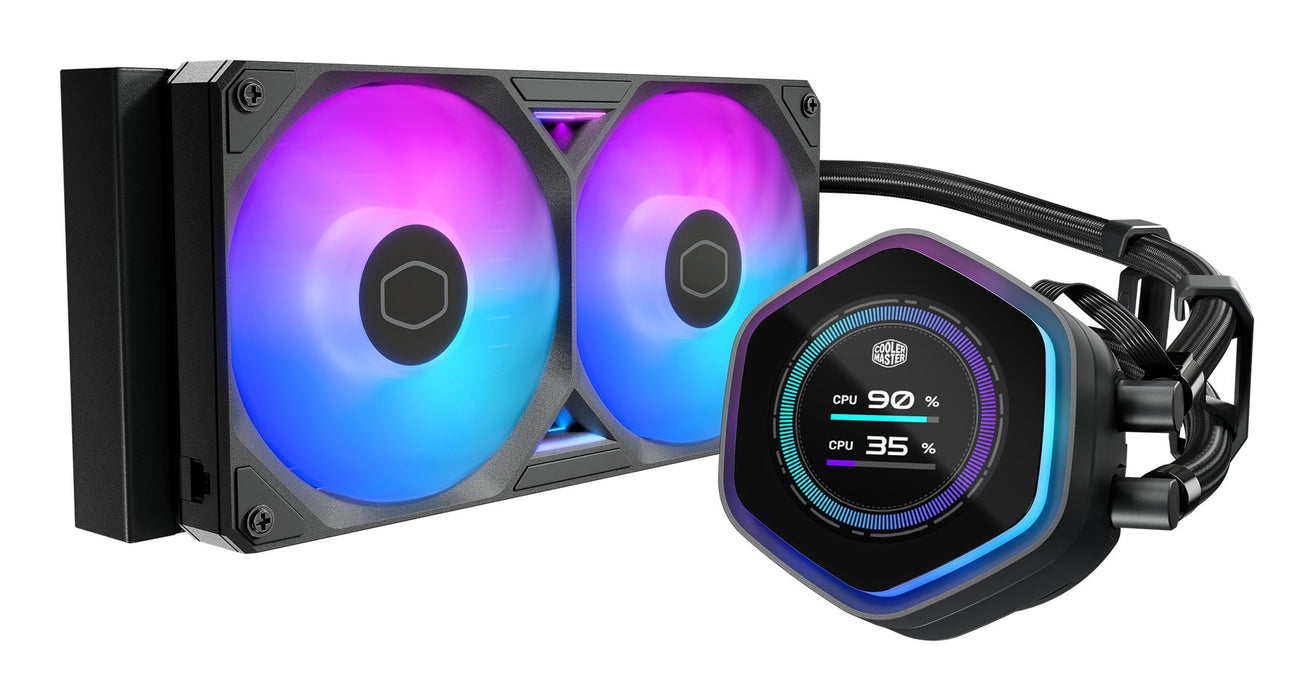 EAN 4719512159668 - Cooler Master MasterLiquid Atmos II 240 LCD Black Procesador Kit de refrigeración líquida 12 cm Negro 1 p imagen 1