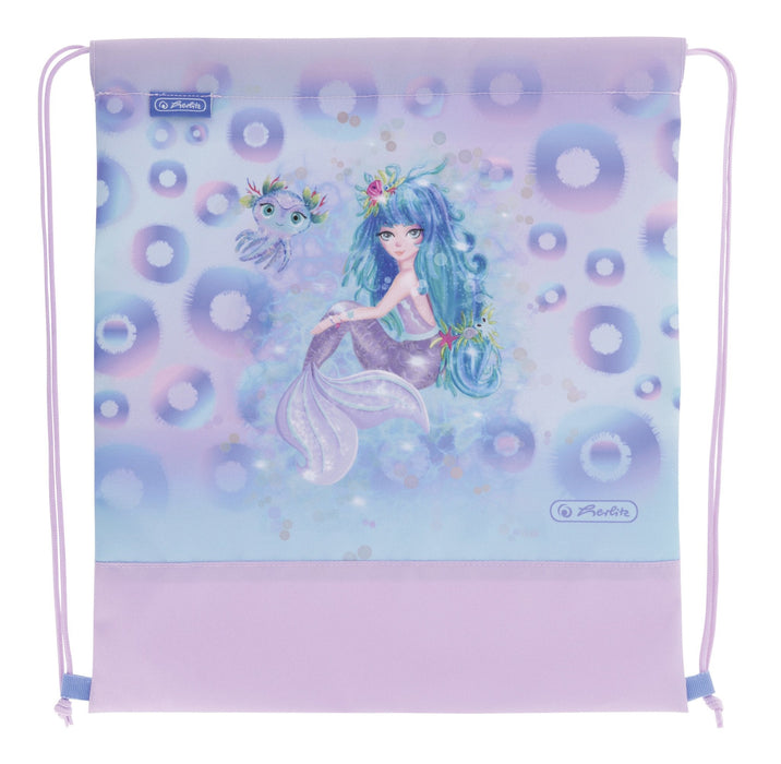 Herlitz Loop Plus Mystic Mermaid Juego De Mochila Escolar Niño/Niña Poliéster Azul, Verde, Rosa