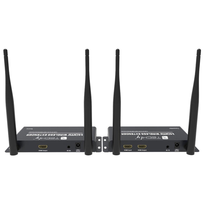 EAN 8059018365610 - Techly IDATA HDMI-WL212 extensor audio/video Transmisor y receptor de señales AV Negro imagen 4
