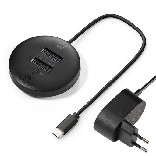 EAN 8052101435139 - Ewent EW7078 base de conexión para disco duro USB 3.2 Gen 1 (3.1 Gen 1) Type-C Negro imagen 1