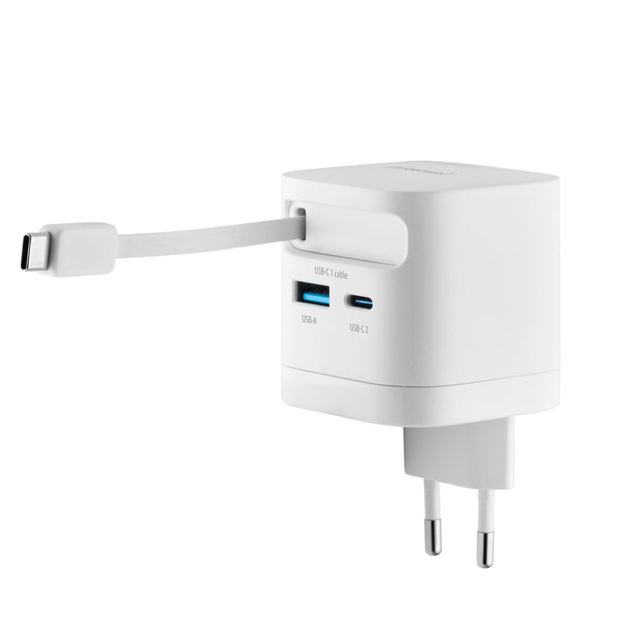 Intenso Compact Fam Charger 65w Usb-C Usb-A Blanco