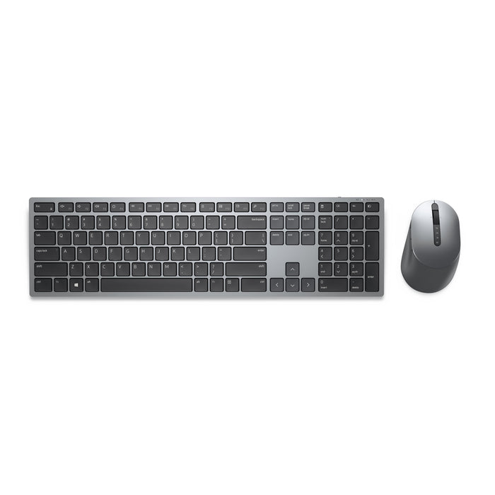 Kit Teclado (Ingles) Multimedia + Raton Inalámbrico Dell Km7321w Internacional De Ee. Uu. (Qwerty), Negro