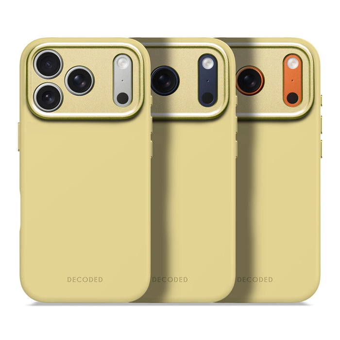 Decoded Silicone Backcover Apple Iphone 17 Pro Yuma Yellow Funda Para Iphone 17 Pro 16 Cm (6.3") Amarillo