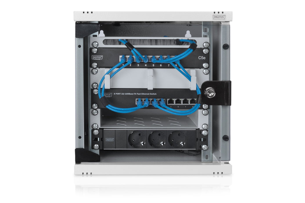 EAN 4016032331421 - Digitus DN-10-05U-1 armario rack 6U Bastidor de pared Gris imagen 2