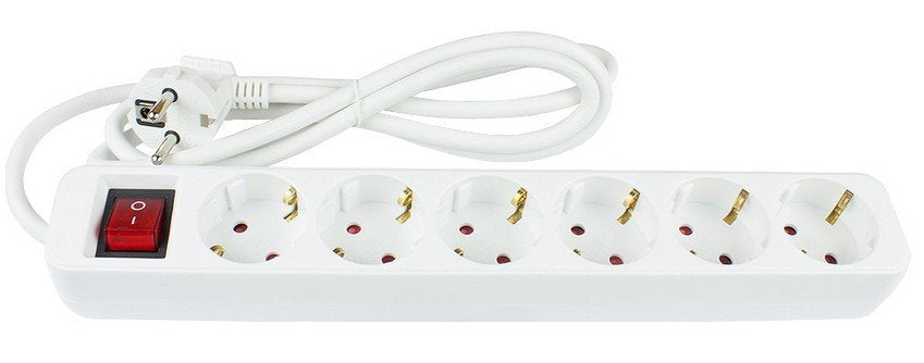EAN 4014619727834 - Alcasa PS016-W015 base múltiple 1,5 m 6 salidas AC Interior Blanco imagen 1
