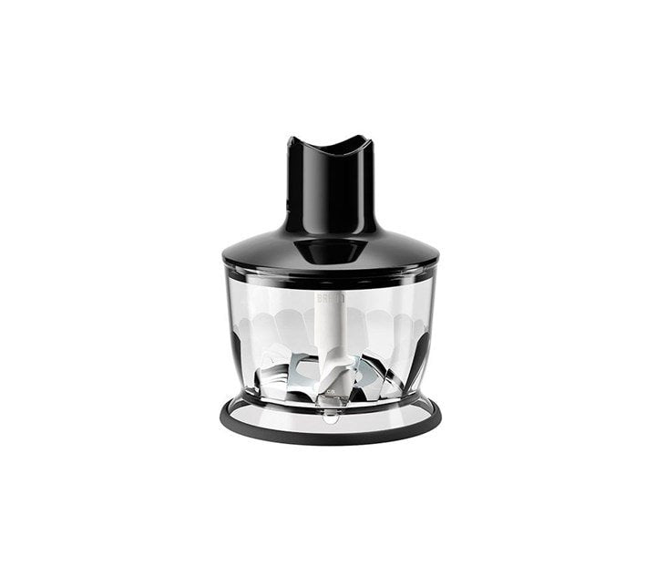 Braun Mq 30 Recipiente Para Picar, Ensayo Negro, Recipiente Para Picar, 0,5 L, Acero Inoxidable, Negro, Multiquick 3 / Multiquick 3 Vario / Multiquick 5 / Multiquick 5 Vario / Mr5 Series / Multiquick 7...