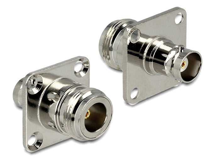 Delock Adaptador N Hembra> Bnc Hembra Para Instalación
