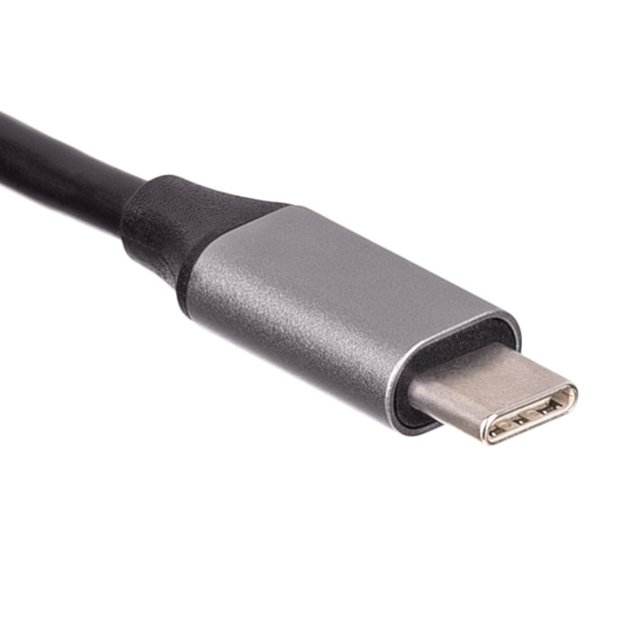 Akyga Hub Usb Tipo C To 3x Usb 3.0 Ak-Ad-66 Network Card 10 100 1000 15cm