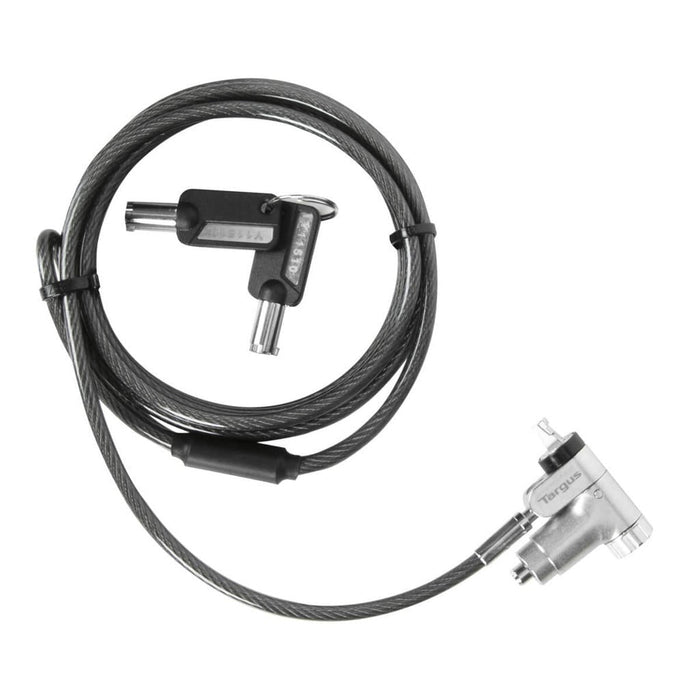 Targus Asp95dmglx25 Cable Antirrobo Negro, Plata