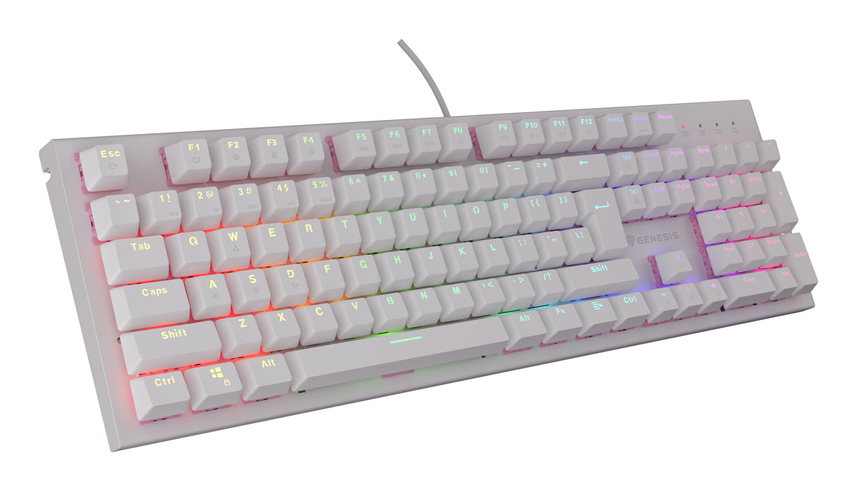 EAN 5901969432923 - GENESIS Thor 303 teclado Juego USB QWERTY Inglés de EE. UU. Blanco imagen 1
