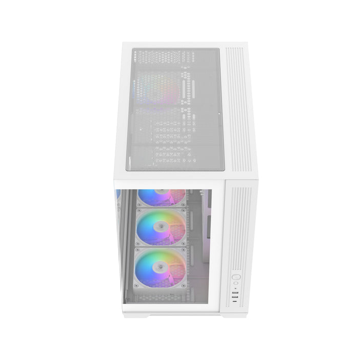 Sama V52 Atx Mid-Tower Atx Pc Case White Retail