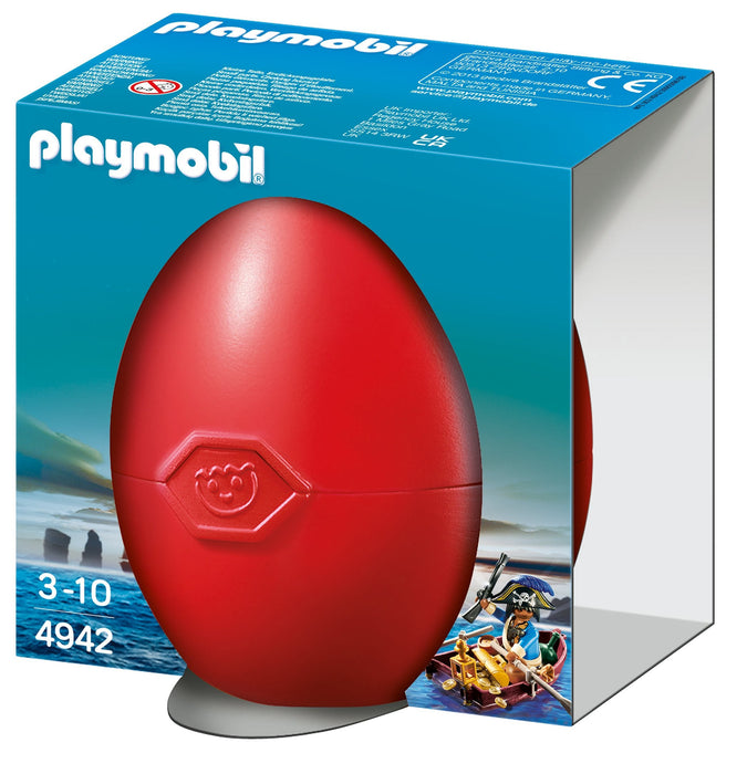 Playmobil Huevo Pirata Con Bote