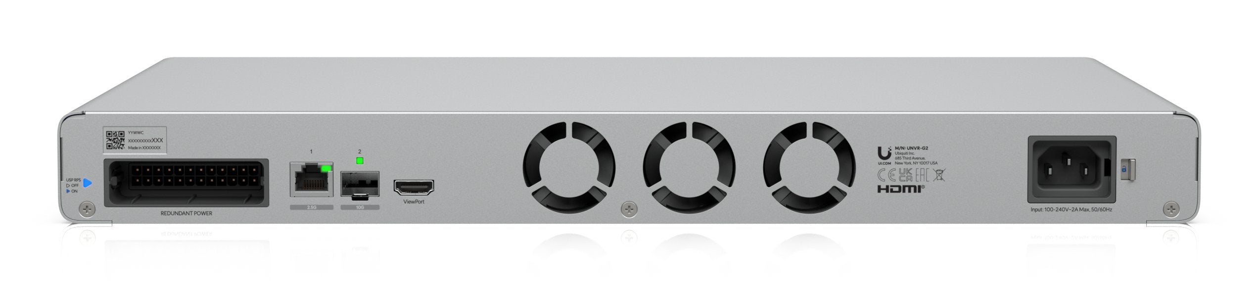 1u Unifi Protect Nvr With  Built-In Ai Event Analytics,