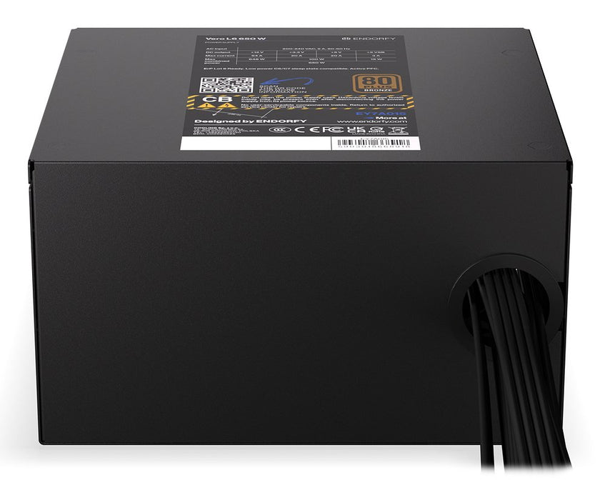 EAN 5903018668918 - ENDORFY Vero L6 unidad de fuente de alimentación 650 W 24-pin ATX ATX Negro imagen 2