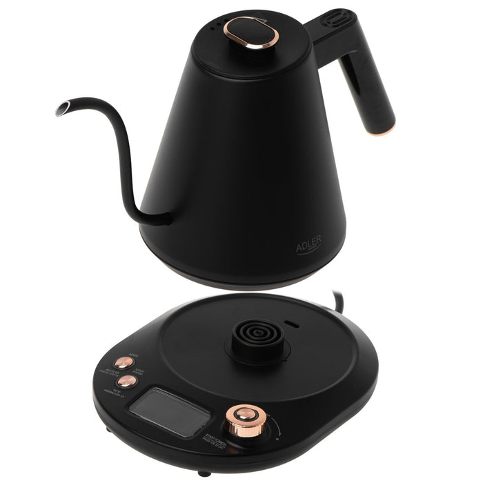 EAN 5905575902535 - Adler AD 1349 tetera eléctrica 1 L 1100 W Negro, Oro imagen 5