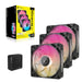 EAN 0840006682974 - Corsair iCUE LINK RX120 MAX RGB Carcasa del ordenador Ventilador 12 cm Negro 3 pieza(s) imagen 4