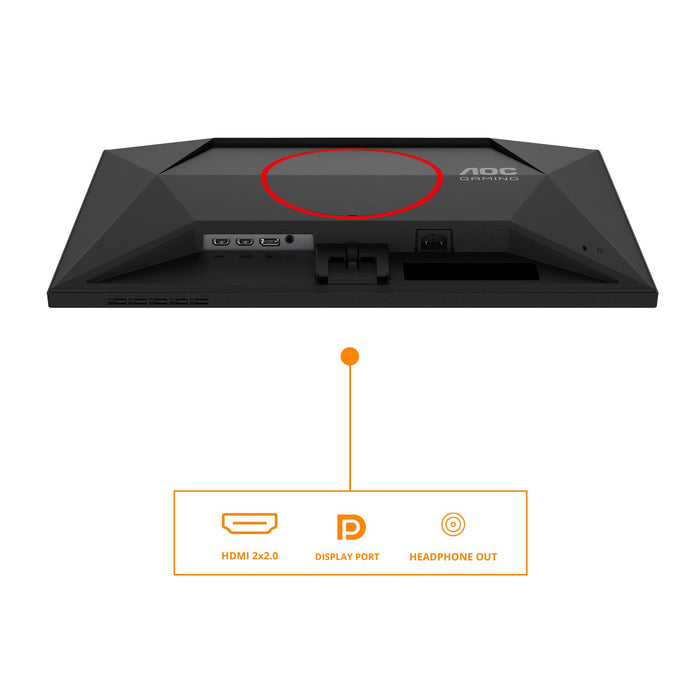 EAN 4038986142991 - AOC G4 24G4HRE pantalla para PC 60,5 cm (23.8") 1920 x 1080 Pixeles Full HD LED Negro, Rojo imagen 3