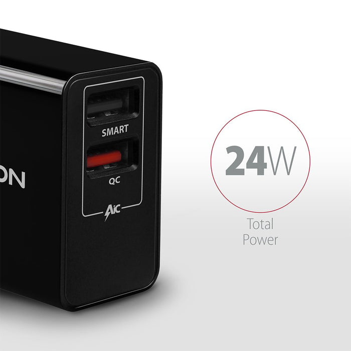 EAN 8595247905857 - Axagon ACU-QS24 cargador de dispositivo móvil Smartphone Negro Corriente alterna Carga rápida Interior imagen 5