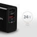 EAN 8595247905857 - Axagon ACU-QS24 cargador de dispositivo móvil Smartphone Negro Corriente alterna Carga rápida Interior imagen 5