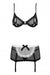 EAN 5901688210185 - Obsessive Maidme Conjunto de lencería Negro, Blanco Elastano, Poliamida imagen 1