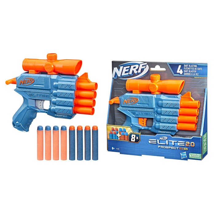 Nerf Elite 2.0 Prospect Qs-4 8 Dardos