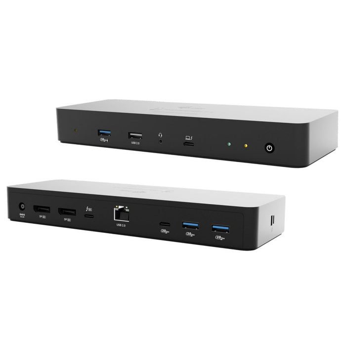 I-Tec Thunderbolt 4 Intelligent Dual Display Ds 1x Tb4 2x Dp 1x Glan 1x Usb-C Gen2 3x Usb-A Gen2 1x Usb 2.0 1x Audio Mic Pd 90w Kl