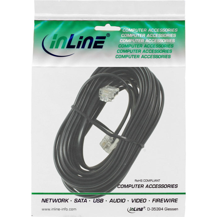 Cable Modular Inline Rj11 Macho A Macho 6p4c 6m