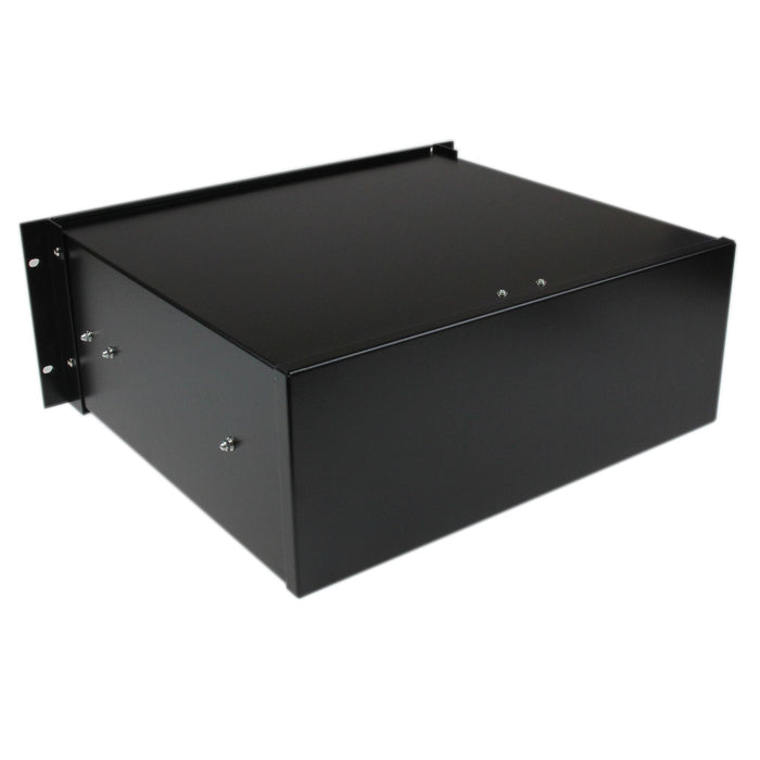 Startech.Com Cajon Metálico Acero Negro 4u 19in Pulgadas Para Montar En Armario Rack Bastidor Cajón De Almacenamiento Para Bastidor 4u Para P/N: Cabscrws1224 Rk2537bkm Rk3236bkf Rk4236bkb Rk4242bk24 Rk4242bk30 Rkqmcab12v2