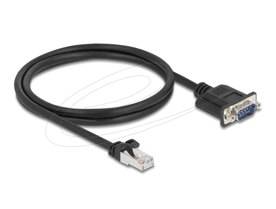Delock Can Bus Cable Rj45 Stecker Zu D-Sub 9 Pin Stecker Mit Muttern Cat.5e Stp 1 M