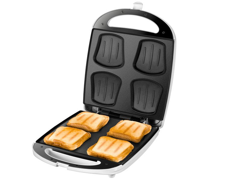 EAN 4011689484803 - Unold 48480 sandwichera 1100 W Acero inoxidable, Blanco imagen 7