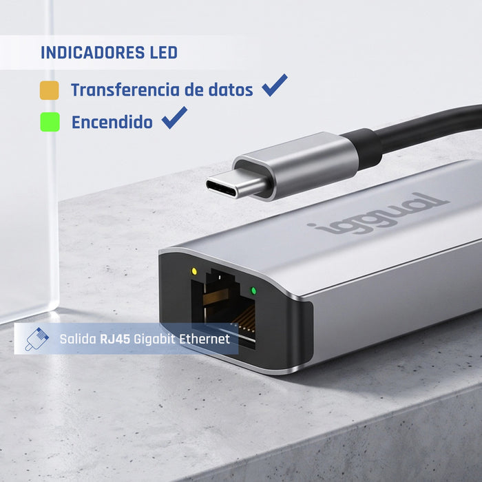 EAN 8435364317693 - iggual IGG317693 adaptador y tarjeta de red Ethernet 1000 Mbit/s imagen 9