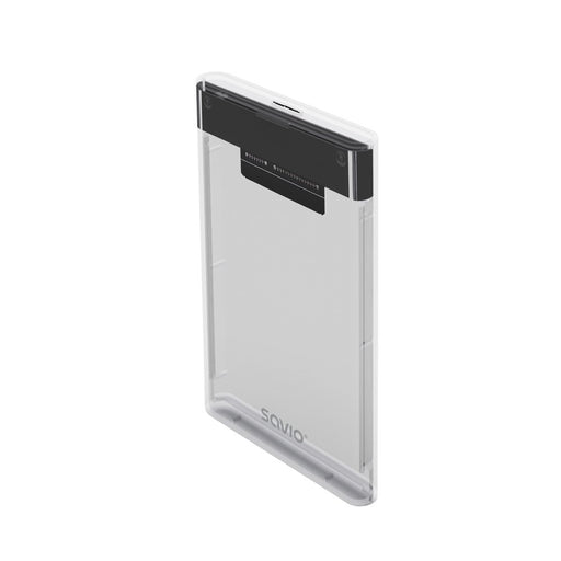 EAN 5901986048176 - Savio AK-66 caja para disco duro externo Carcasa de disco duro/SSD Negro, Transparente 2.5" imagen 2