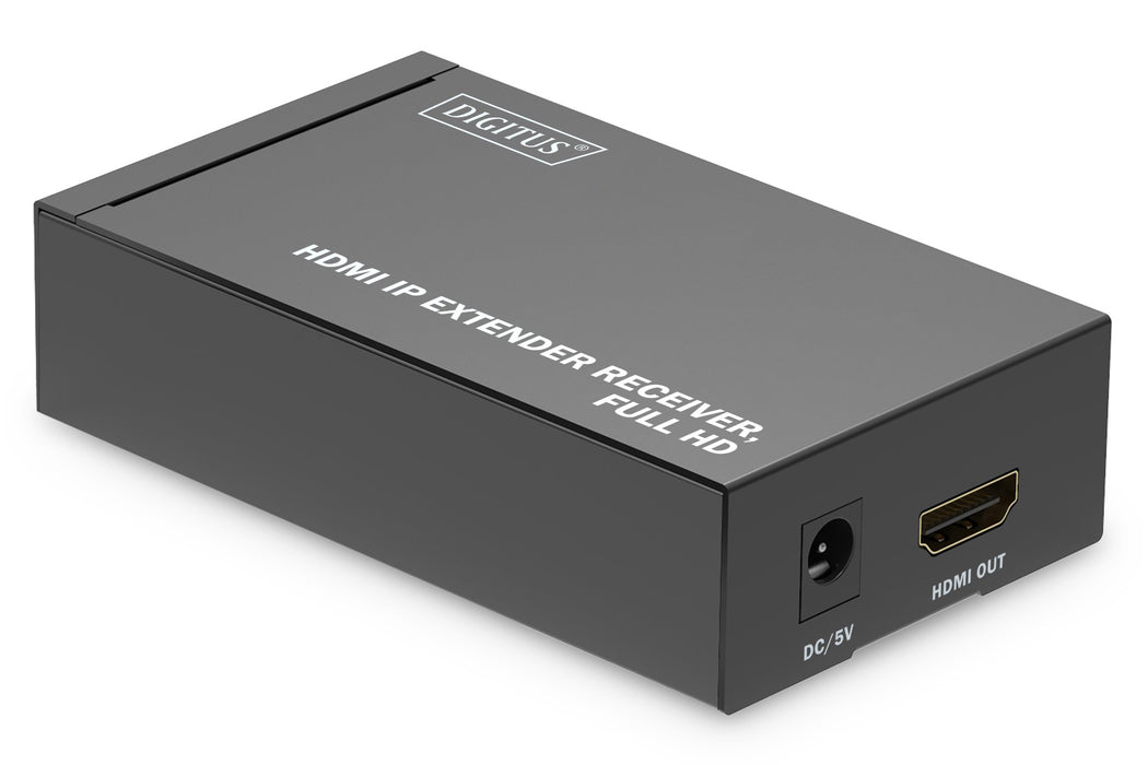 EAN 4016032482727 - Digitus DS-55518 extensor audio/video Receptor AV Negro imagen 1