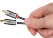 EAN 4040849652912 - Goobay 65291 cable de audio 0,5 m 2 x RCA Negro, Plata imagen 7