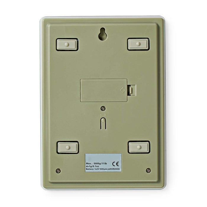 EAN 5412810408795 - Nedis KASC620WT báscula de cocina Blanco Encimera Rectángulo Báscula electrónica de cocina imagen 5