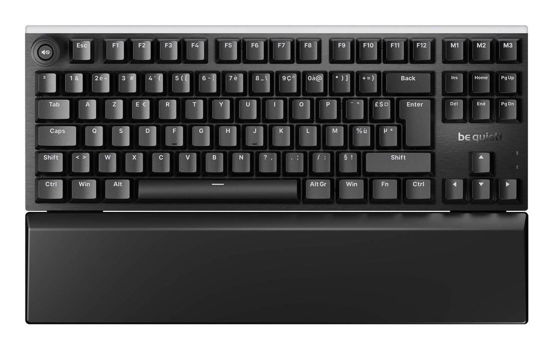 Teclado Gamer Mecánico (Silent Táctil) Be Quiet! Light Mount Tkl Rgb (Negro)