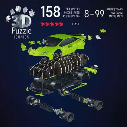 EAN 4005555080374 - Ravensburger 12008037 puzzle Puzle 3D 108 pieza(s) Vehículos imagen 4