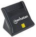 EAN 0766623102025 - Manhattan 102025 lector de tarjeta inteligente Interior USB USB 2.0 Negro imagen 2