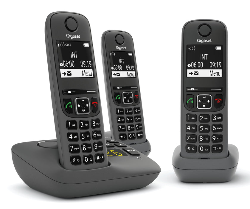 EAN 4250366863078 - Gigaset AE690A Teléfono DECT/analógico Identificador de llamadas Antracita imagen 1