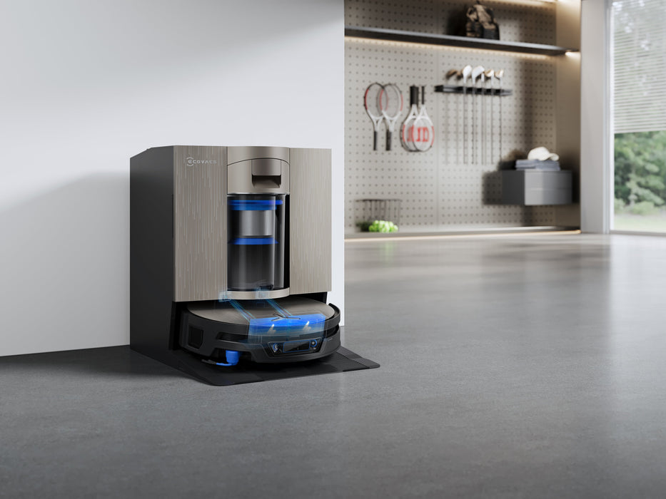 Ecovacs Deebot X12s Omnicyclone Vacuum Cleaner,Robot,Wet&Dry,27000pa,Truedge 3.0,Zerotangle 4.0,Ozmo Roller 3.0,Gold+Omnicyclone Auto-Empty