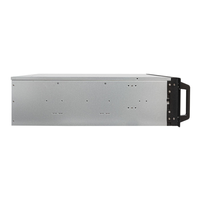 Caja Rack 19" Unykach 4u Sin Fuente Negro Plata 6 Bahias Int 1xusb2.0 1xusb3.0 1xusb-C