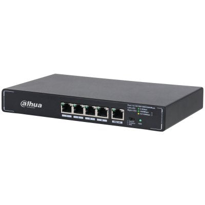 EAN 6923172508225 - Dahua Technology SMG1005 switch No administrado 2.5G Ethernet (100/1000/2500) Negro imagen 2
