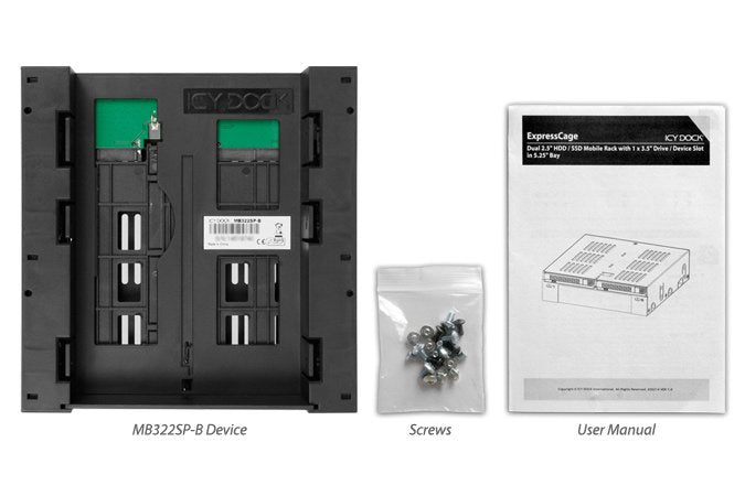 EAN 4711132869576 - Icy Dock MB322SP-B panel bahía disco duro Negro imagen 11