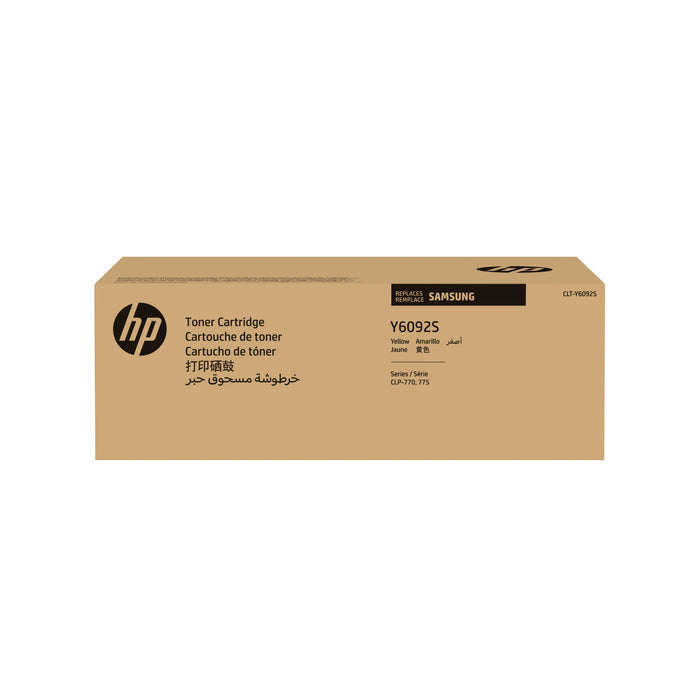 EAN 0191628450213 - Samsung CLT-Y6092S Yellow Original Toner Cartridge cartucho de tóner 1 pieza(s) imagen 1