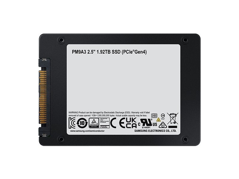EAN 0887276642161 - Samsung PM9A3 1,92 TB 2.5" PCI Express 4.0 NVMe V-NAND TLC imagen 5